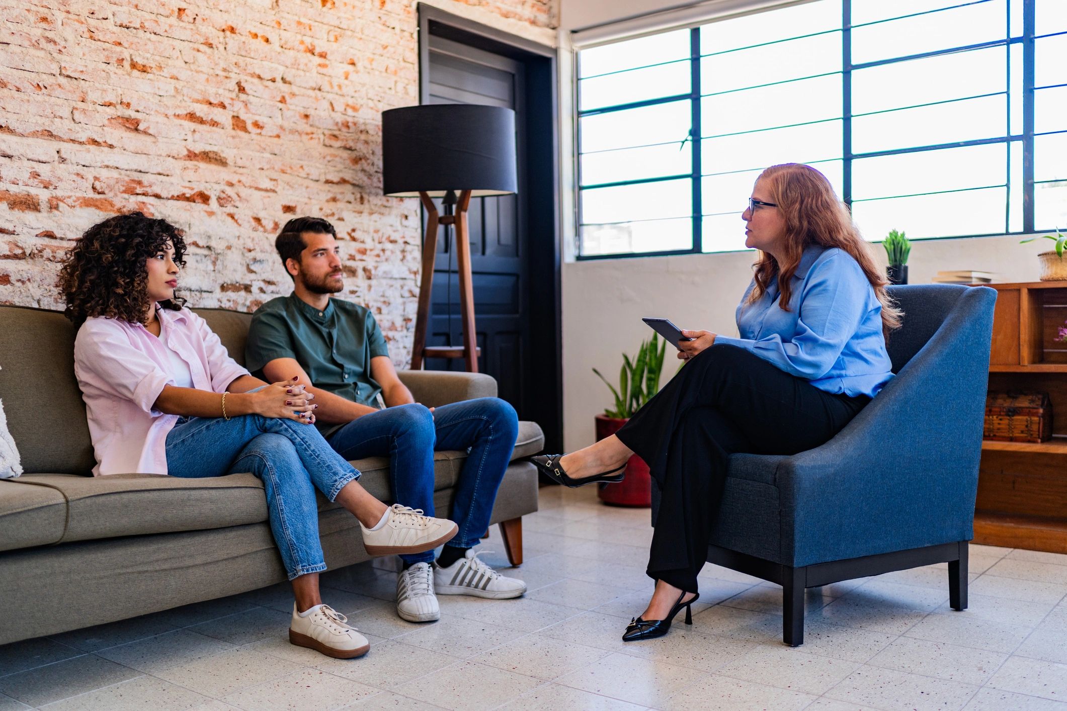 Counseling session at Skyway House